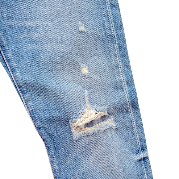 LEVI’S 501 Skinny Leg Button Fly Original Fit 25x30 Whiskering Distressed NEW - Picture 7 of 14